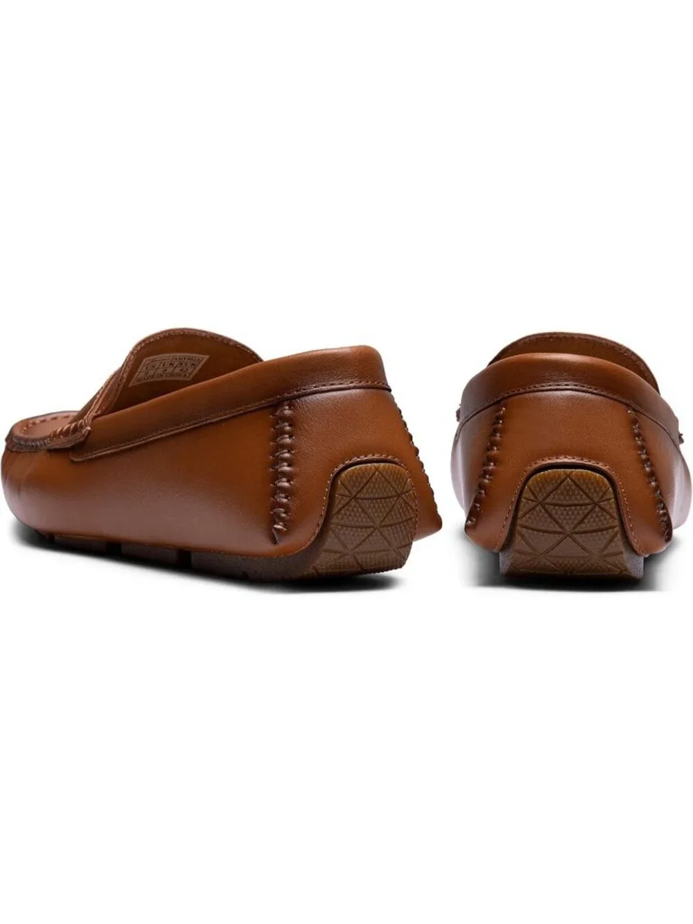 Jousen Men's Polish Brown Classic Penny Loafer Slip On Lightweight Driving Shoes